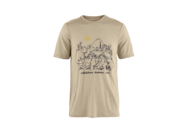 Fjallraven Hoja Lugnt Wool T-Shirt product photograph